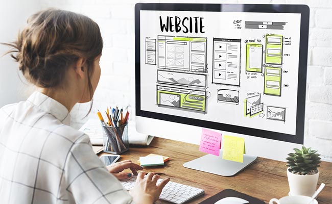 Web Design Development Mockup